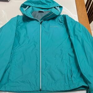 Columbia Women's Teal Windbreaker Jacket